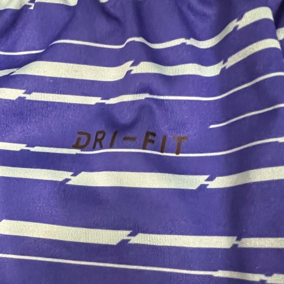 Nike - Pro Training Shorts - Blue - Dri-Fit - Stretch Pullover Elastic Waist - Picture 9 of 11